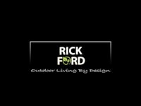 the logo for rick ford outdoor living my design